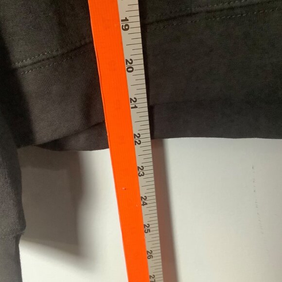 Zara Women Large Black Boxy Crop Sweatshirt Soft Comfy Pullover Basics - Picture 5 of 7